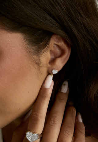 Emmett Earrings Silver-plated