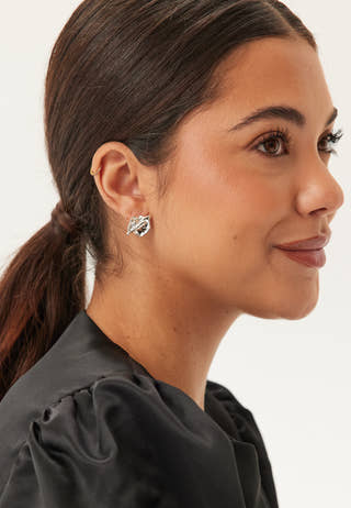 Lavender Recycled Earrings Sil