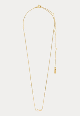 Love Necklace Gold-plated