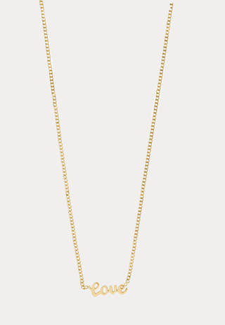Love Necklace Gold-plated
