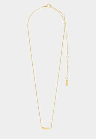 Mom Necklace Gold-plated