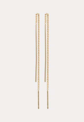 Tahoe Chain Earrings Gold-plat