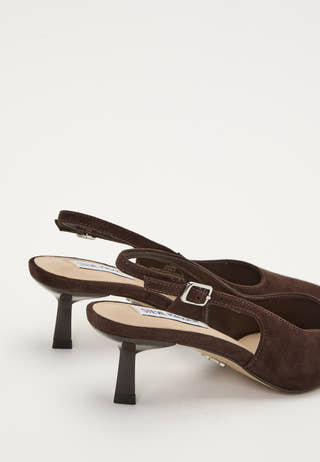 Korra Suede Slingback Sandal